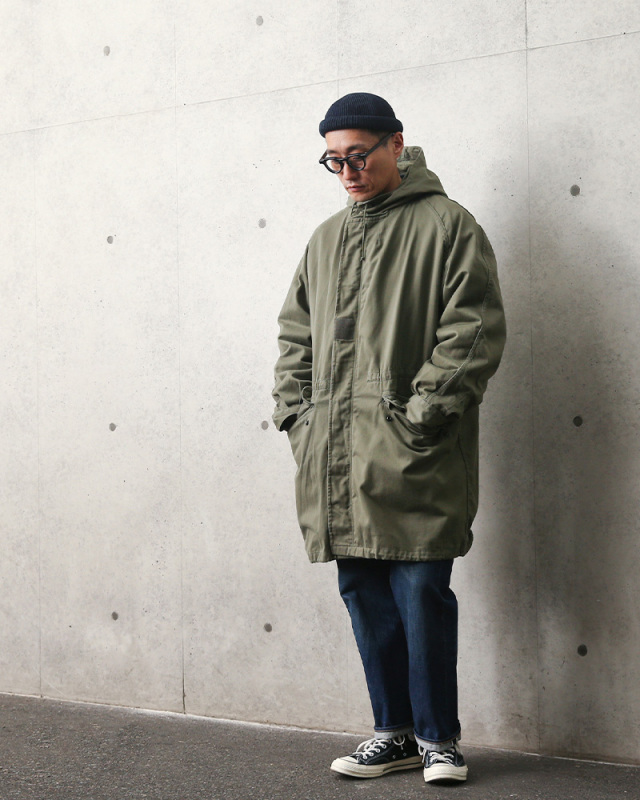 USED フランス軍 M-64 フィールドパーカー ミリタリーファッション 軍服