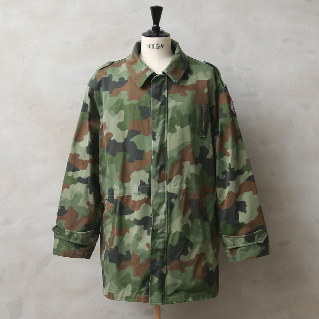 実物 USED セルビア軍 ボアライナー付き フィールドジャケット 2ポケット【キャンペーン対象外】【I】ミリタリーファッション 軍服