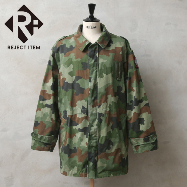 リジェクト 訳あり品 実物 USED セルビア軍 ボアライナー付き フィールドジャケット 2ポケット【キャンペーン対象外】【I】 ミリタリー