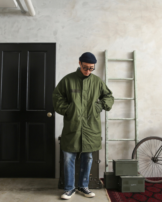 希少 実物 新品 デッドストック 米軍 M-65フィッシュテール モッズ  