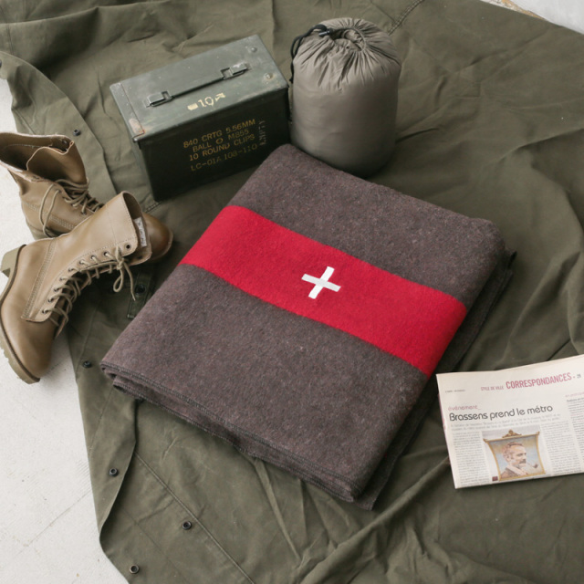 新品 スイス軍 ウールブランケット【キャンペーン対象外】【I】