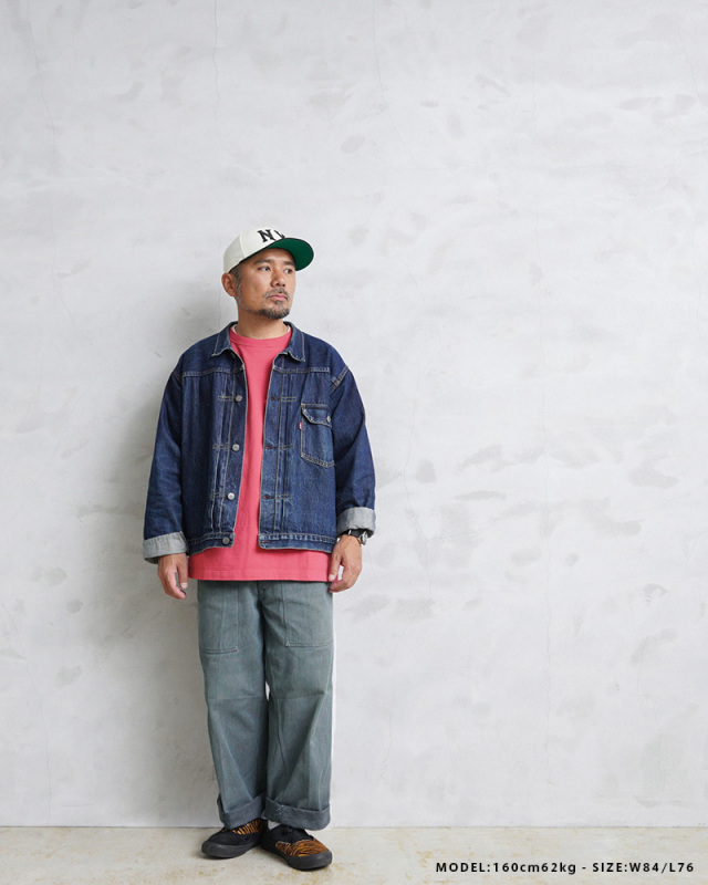 実物 USED スイス軍 1950年代 前期型 ヴィンテージ デニムワークパンツ 