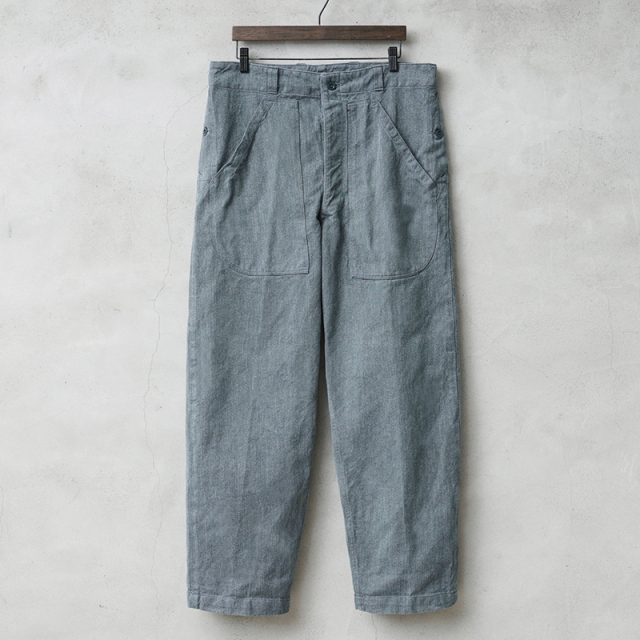 ☆今だけ15%OFF☆実物 USED スイス軍 1980年代 後期型 ヴィンテージ デニムワークパンツ【キャンペーン対象外】【I】ミリタリー