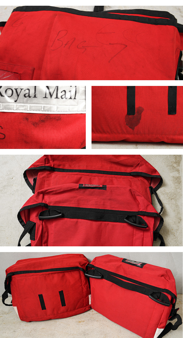 実物 USED イギリス ROYAL MAIL メッセンジャーバッグ ホワイト 
