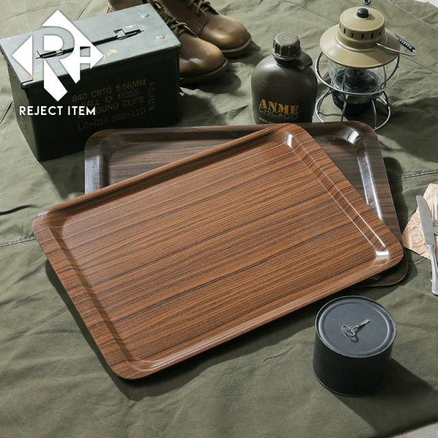 リジェクト 訳あり品 実物 USED イタリア軍 A.M.I. 木目 トレー【キャンペーン対象外】【T】 ミリタリー