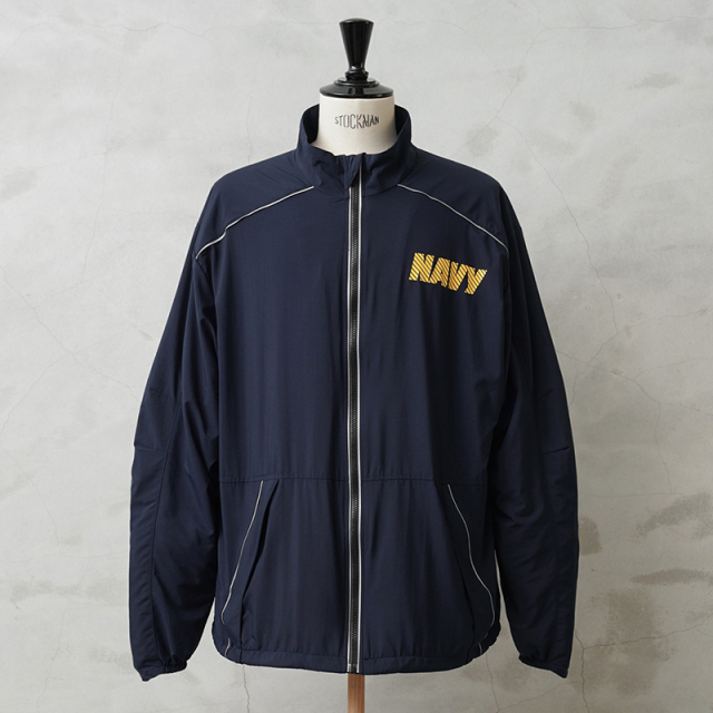 実物 新品 デッドストック 米軍 米海軍 US NAVY Physical Fitness ランニング ジャケット【キャンペーン対象外】【I】ミリタリー