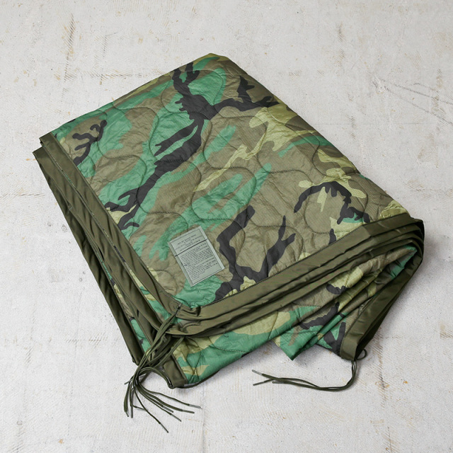 実物 新品 デッドストック 米軍 ポンチョライナー ウッドランド迷彩【キャンペーン対象外】【I】ミリタリー