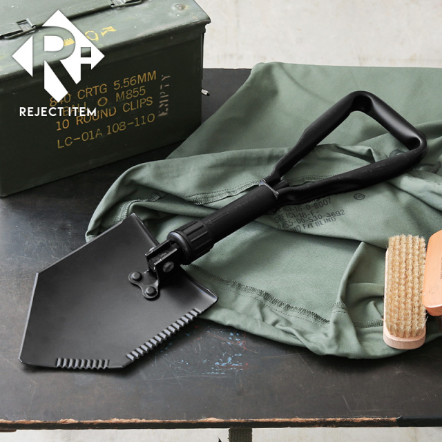 リジェクト 訳あり品 実物 USED 米軍 GI E-TOOL 三つ折 フォールディングショベル【キャンペーン対象外】【I】 ミリタリー