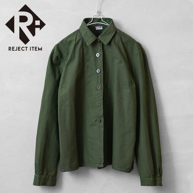 リジェクト 訳あり品 実物 USED スウェーデン軍 レディース M-70 ロングスリーブ フィールド シャツ【キャンペーン対象外】【I】 ミリタリー