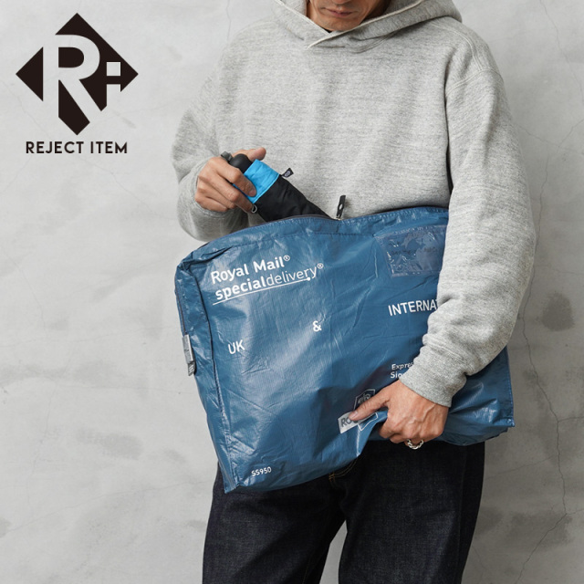 リジェクト 訳あり品 実物 USED イギリス ROYAL MAIL ロイヤルメール スペシャルデリバリー バッグ ブルー PATTERN【A】【キャンペーン対象外】【I】 ミリタリー