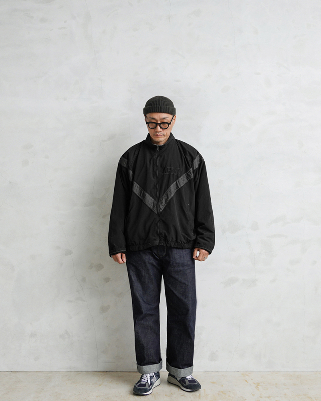 実物 USED 米軍 U.S.ARMY IPFU フィットネスジャケット DEEP BLACK染め  