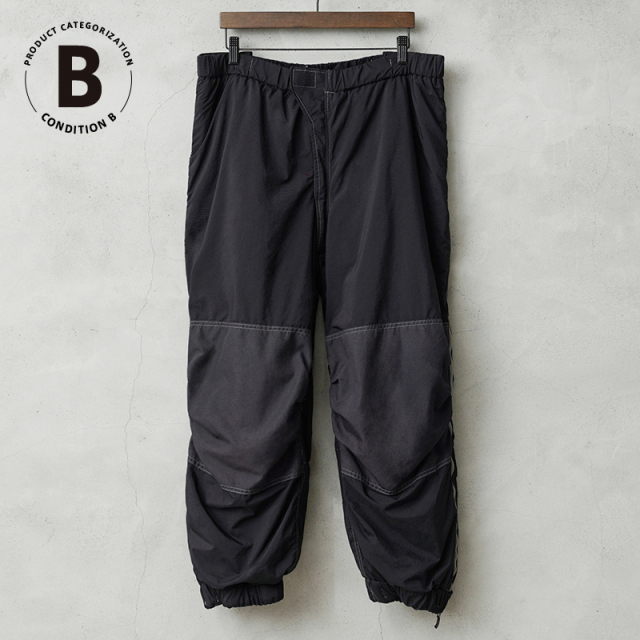 実物 USED 米軍 ECWCS Gen III Level 7 パンツ DEEP BLACK染め コンディションB【キャンペーン対象外】【I】ミリタリー
