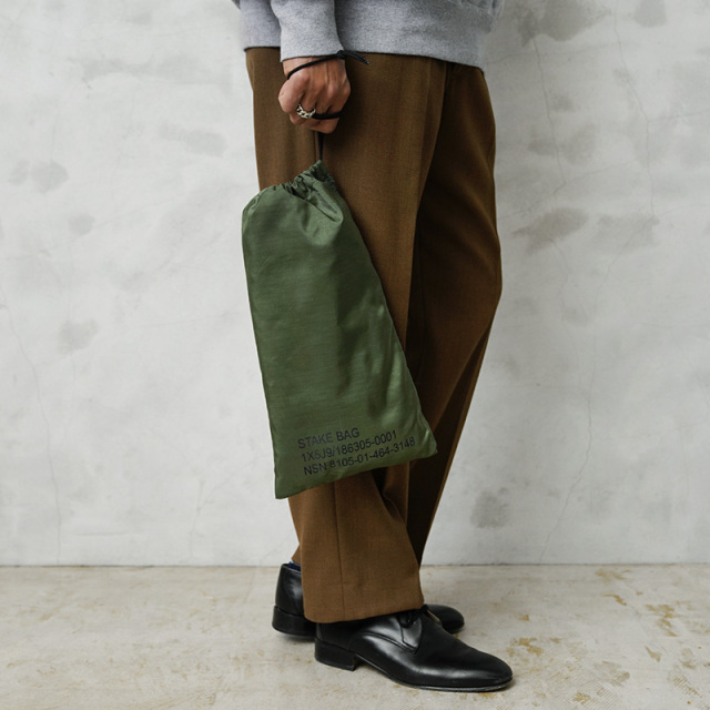 ☆今だけ15%OFF☆実物 新品 デッドストック 米軍 テントステークバッグ（STAKE BAG）【キャンペーン対象外】【I】ミリタリー