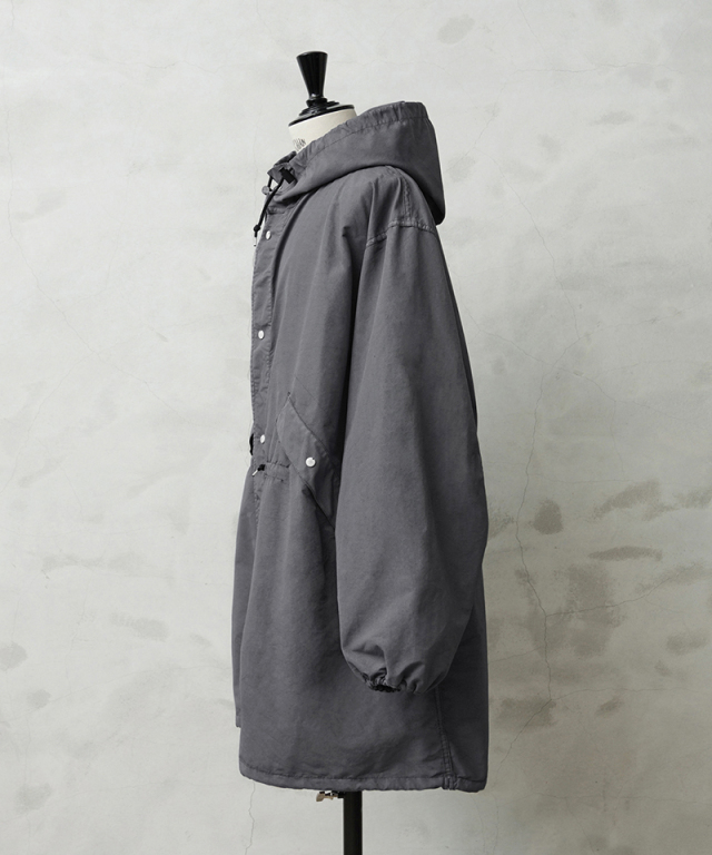 実物 新品 デッドストック 米軍 スノーカモ モッズコート GRAY