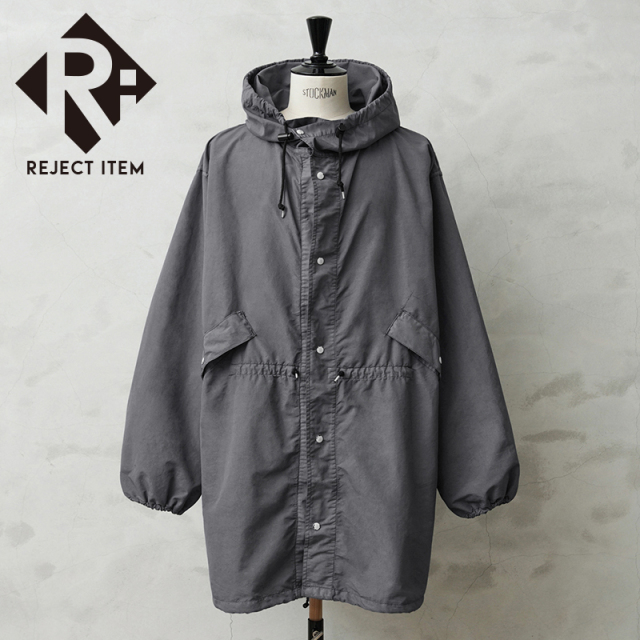リジェクト 訳あり品 実物 新品 デッドストック 米軍 スノーカモ モッズコート GRAY染め【キャンペーン対象外】【T】 ミリタリー