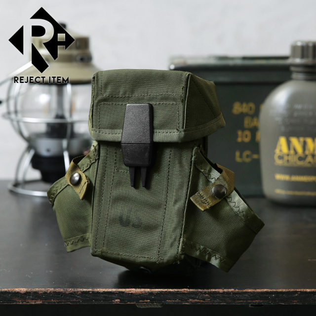 リジェクト 訳あり品 実物 USED 米軍 M-16 30連 マガジンポーチ OD【キャンペーン対象外】【I】 ミリタリー