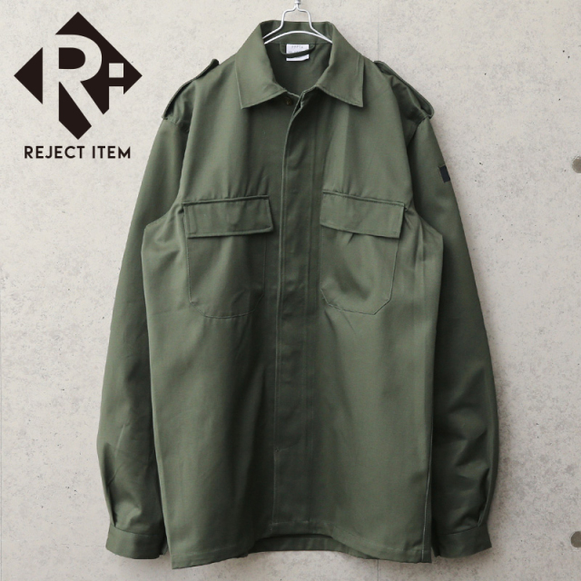 リジェクト 訳あり品 実物 新品 デッドストック ベルギー軍 ユーティリティーシャツ【キャンペーン対象外】【I】 ミリタリー