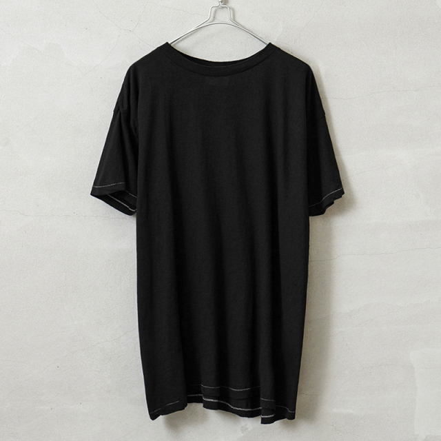 実物 新品 デッドストック 米軍 クルーネック 半袖Tシャツ BLACK染め【キャンペーン対象外】【I】ミリタリー