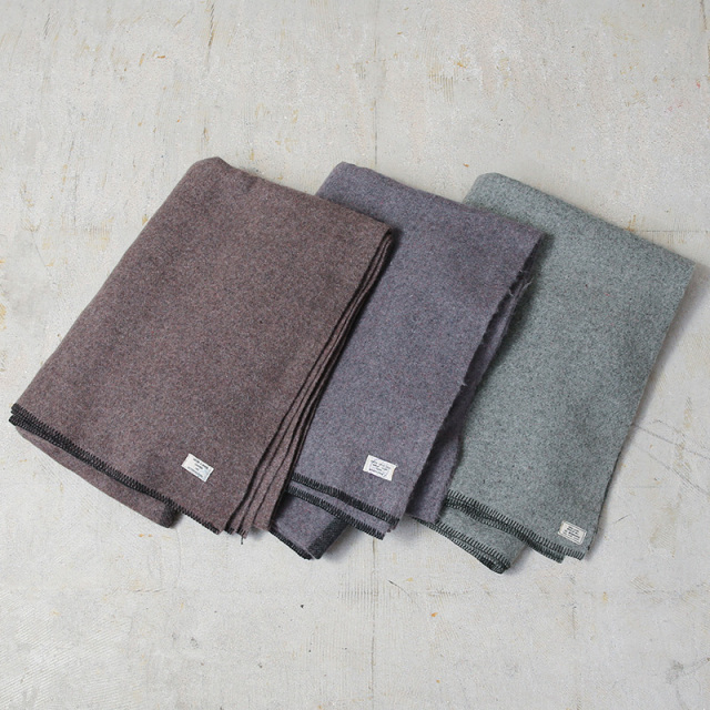 実物 新品 デッドストック カナダ軍 1950's CANADIAN CIVIL DEFENSE ウール ブランケット SOLID【キャンペーン対象外】【I】ミリタリー