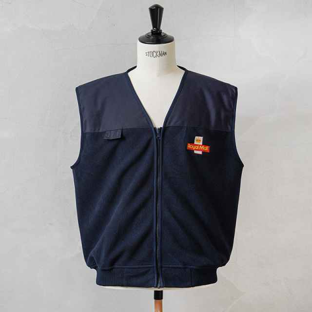 ☆今だけ15%OFF☆実物 USED イギリス ROYAL MAIL ロイヤルメール フリースベスト【キャンペーン対象外】【I】ミリタリー
