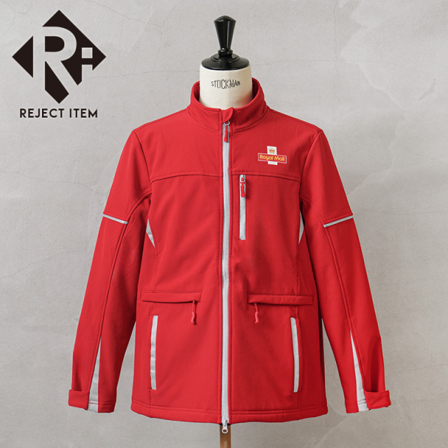 リジェクト 訳あり品 実物 USED イギリス ROYAL MAIL ロイヤルメール ソフトシェルジャケット リフレクターあり【キャンペーン対象外】【I】 ミリタリー