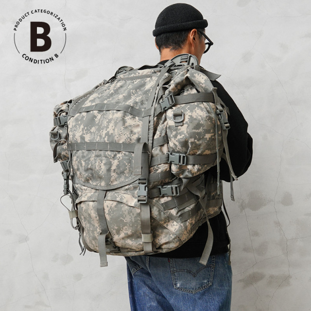 ☆今だけ15%OFF☆実物 USED 米軍 MOLLE II コンプリート フィールドパック ACU（UCP）コンディションB【キャンペーン対象外】【I】ミリタリー