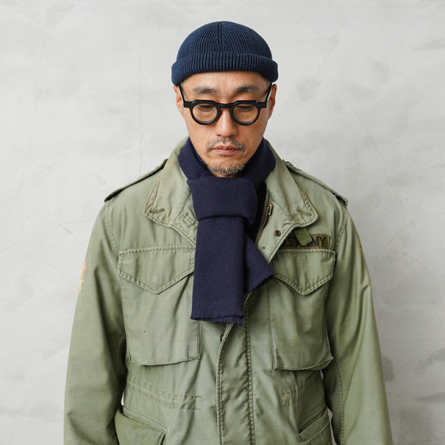 実物 新品 デッドストック チェコ軍 ウール マフラー ストール
