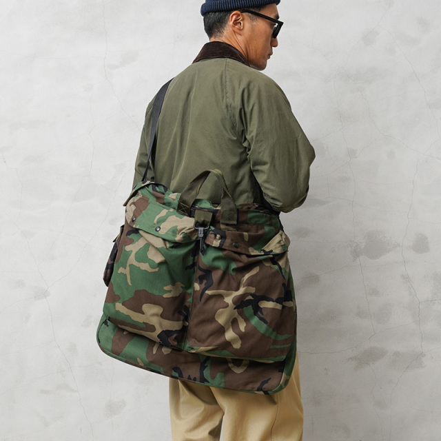 実物 新品 デッドストック 米軍 HGU-56/P ヘルメットバッグ ウッド  