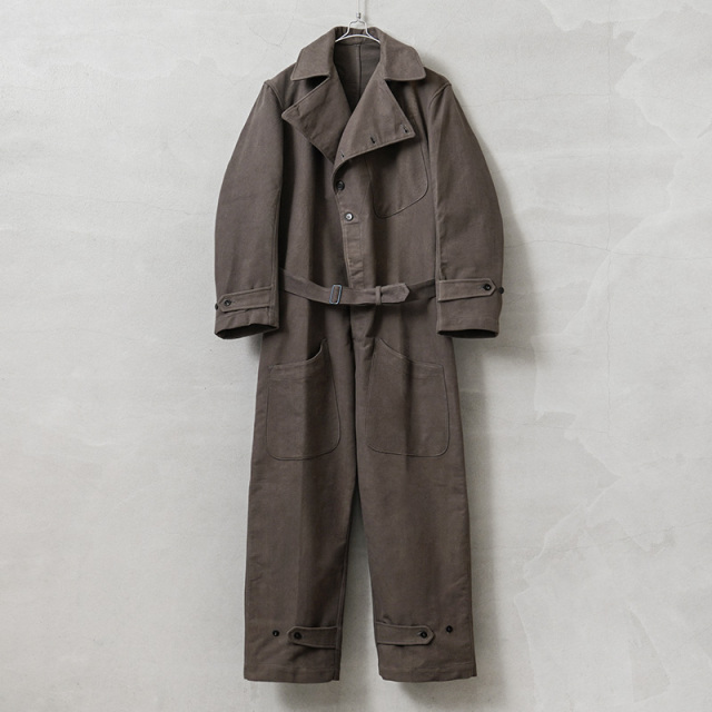 ☆今だけ15%OFF☆実物 新品 デッドストック イタリア軍 モールスキン カバーオール BROWN【キャンペーン対象外】【I】ミリタリー