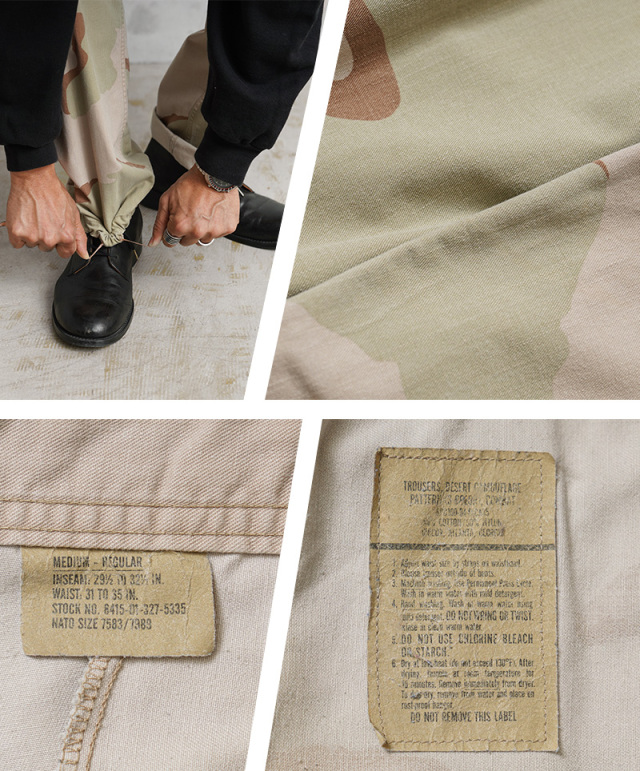 MILITARY 実物 新品 デッドストック 米軍 リップストップ カーゴ