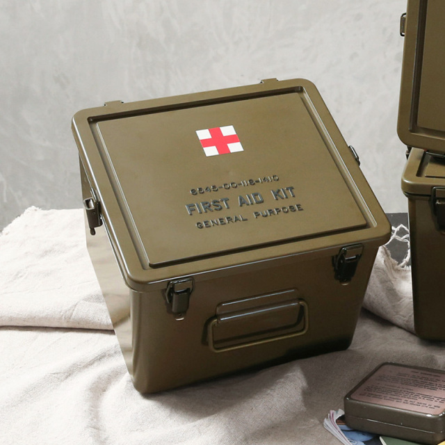実物 新品 デッドストック 米軍 プラスチック メディカルボックス SIZE B【キャンペーン対象外】【I】ミリタリー