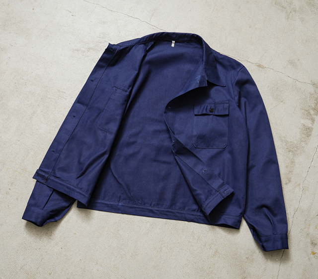 実物 新品 イタリア軍 コットンツイル ワークジャケット 