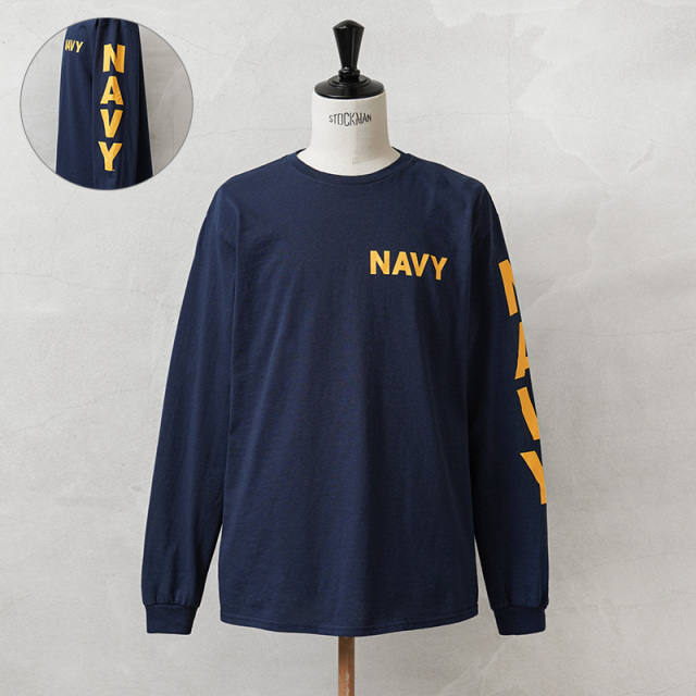 SOFFE ソフィー D0001116 OFFICIAL LICENSE U.S.NAVY トレーニング ロングスリーブ Tシャツ NAVY【キャンペーン対象外】【I】オフィシャルライセンス