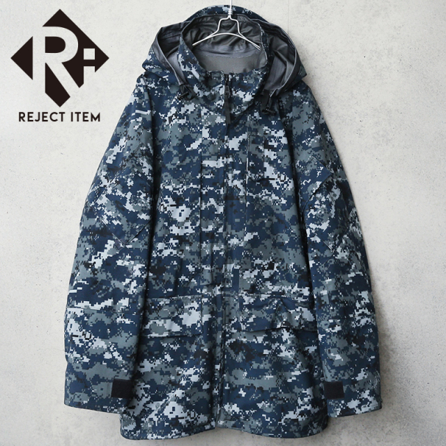リジェクト 訳あり品 実物 USED 米軍 U.S.NAVY ECWCS GEN2 NWU デジタルカモ GORE-TEX パーカー【キャンペーン対象外】【I】 ミリタリー