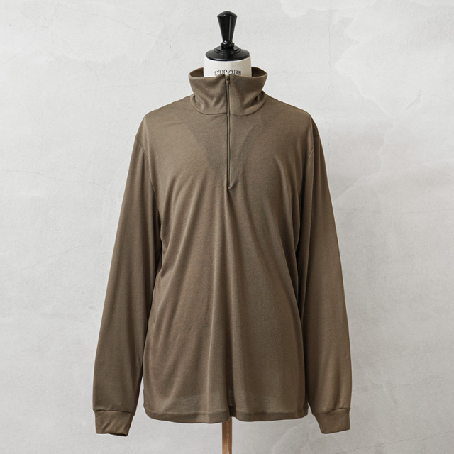 実物 新品 デッドストック 米軍 アンダーシャツ ブラウン LWCWUS【キャンペーン対象外】【I】ミリタリー