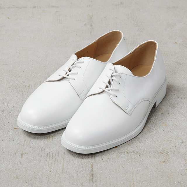 ★割引中15％OFF★実物 新品 デッドストック フランス軍 Argueyrolles社製 レザー オフィサーシューズ WHITE【キャンペーン対象外】【I】 ミリタリー