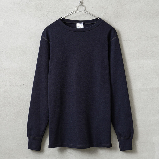 ☆今だけ15%OFF☆実物 新品 デッドストック フランス海軍 FIRE RETARDANT L/S クルーネック Tシャツ SOLID【キャンペーン対象外】【I】 ミリタリー