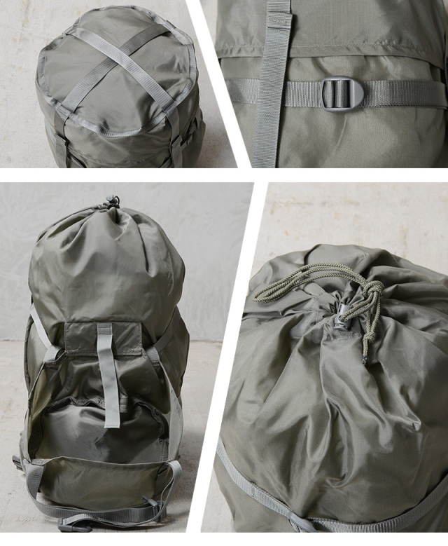 米軍 アメリカ軍 実物 スリーピングバッグ 寝袋 程度良 ヴィンテージ MILITARY 実物 USED 米軍 MSS スタッフサック / スリーピング