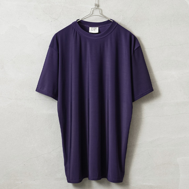 実物 新品 デッドストック 米軍 SEKRI社製 DECK CREW Tシャツ PURPLE【キャンペーン対象外】【I】 ミリタリー