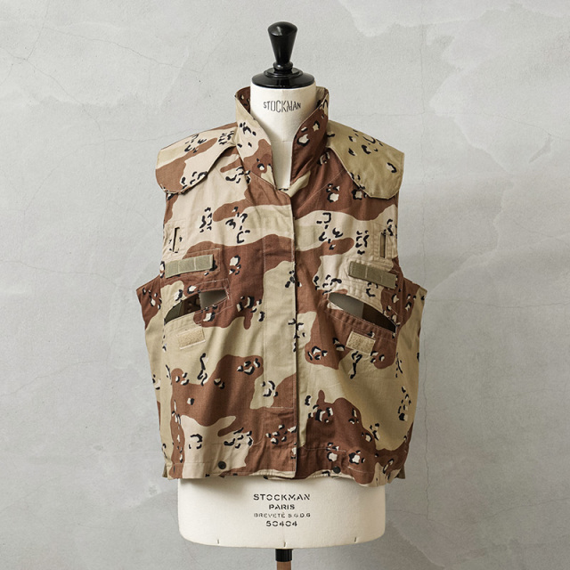☆今だけ15%OFF☆実物 新品 デッドストック 米軍 PASGT ボディアーマーベストカバー 6Cデザート（チョコチップ）カモ【キャンペーン対象外】【I】