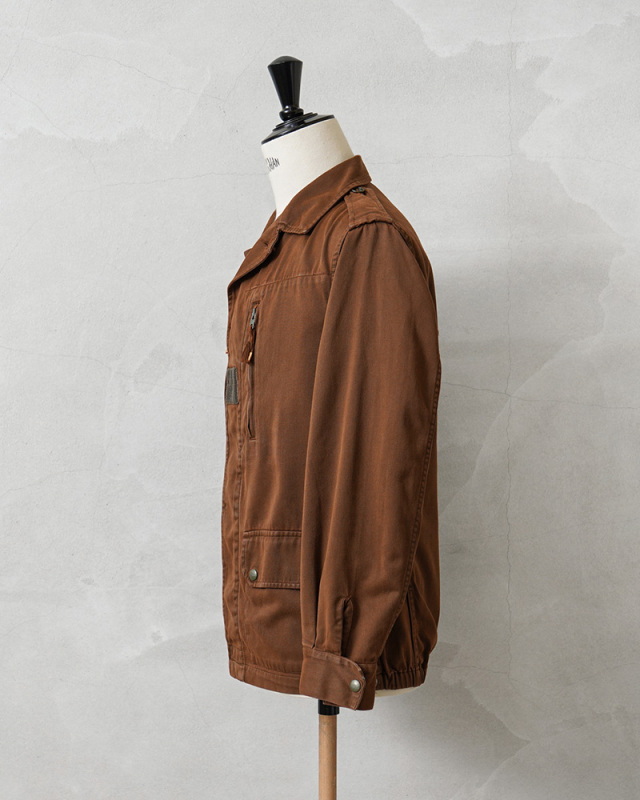 実物 USED フランス軍 F-2 ジャケット BROWN染め