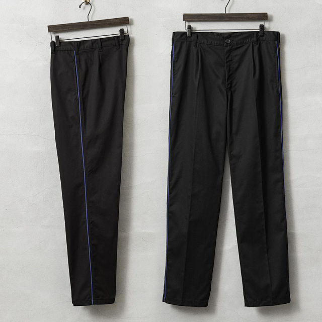 ☆今だけ15%OFF☆実物 新品 デッドストック イタリア軍 AIR FORCE ブルー サイドライン DRESS トラウザーズ #5 / TCツイル【キャンペーン対象外】【I】