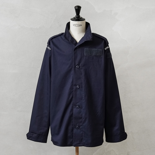 ☆今だけ15%OFF☆実物 USED イギリス軍 ROYAL NAVY PCS FR オペレーション シャツ コットンポリ【キャンペーン対象外】【I】