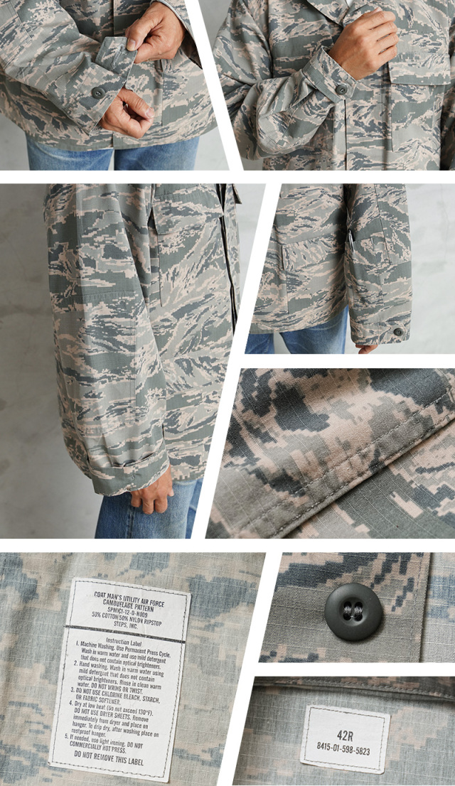 実物 USED 米空軍 U.S.A.F ABU ユーティリティ ジャケット