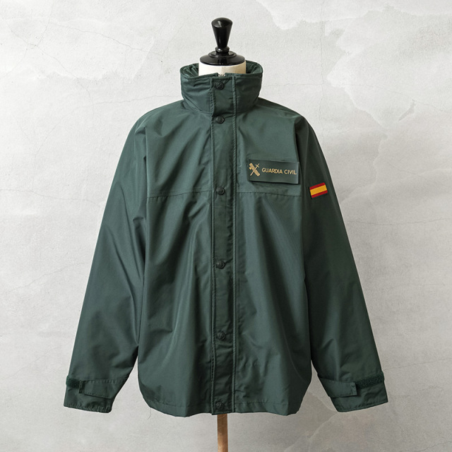 ☆今だけ15%OFF☆実物 新品 デッドストック スペイン GUARDIA CIVIL 国家憲兵 シェル ジャケット【キャンペーン対象外】【I】