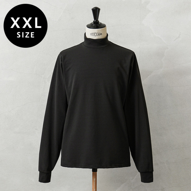 ☆今だけ15%OFF☆実物 新品 デッドストック 米軍 MOCK TURTLENECK 長袖 アンダーシャツ BLACK XX-LARGEサイズ【キャンペーン対象外】【I】