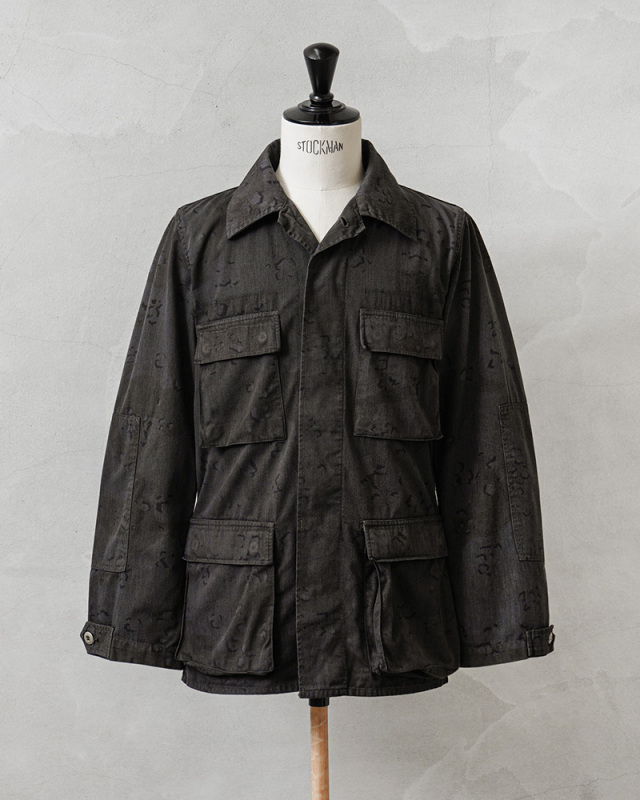 ユーズド  BDUジャケット チョコチップL MILITARY 実物 USED 米軍 6Cデザート（チョコチップ）カモ BDU