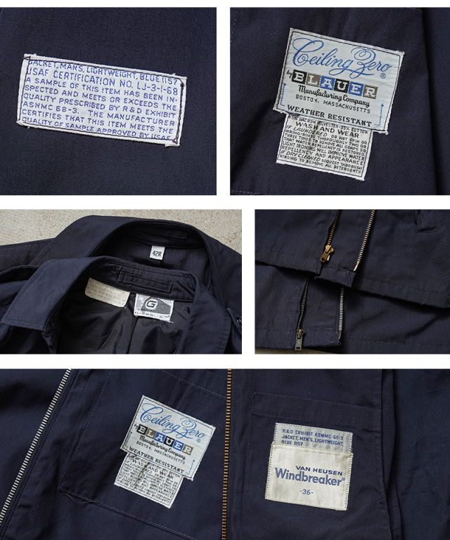 US ユーティリティージャケット　ミリタリー  サイズ42R 実物 USED 米軍 U.S.NAVY ユーティリティ ジャケット NAVY