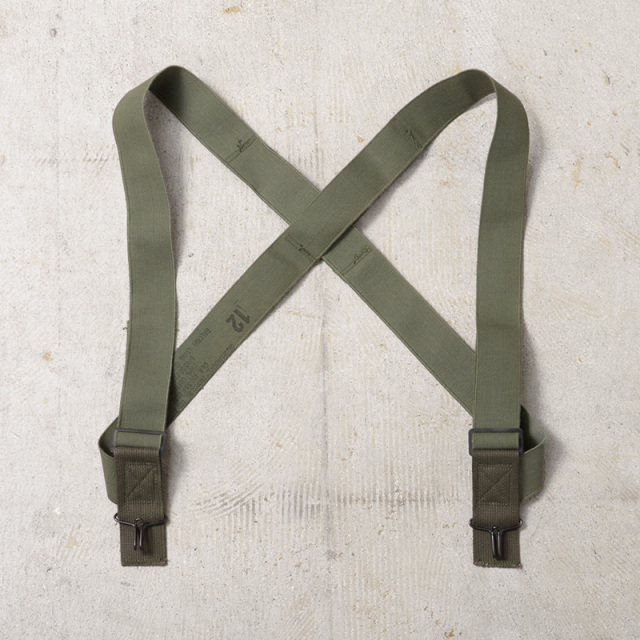 batak トラウザーズ　生地Taylor&Lodge　サスペンダー付 実物 USED 米軍 M-50 トラウザーズ サスペンダー
