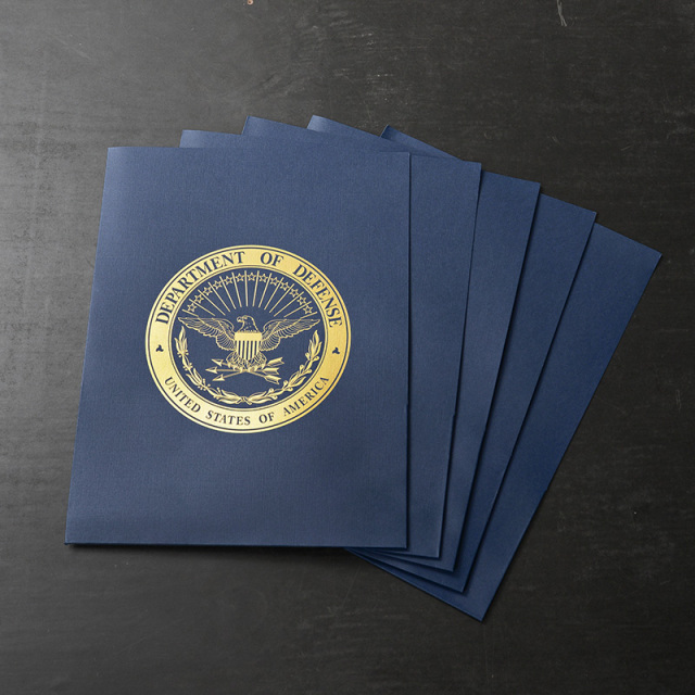 実物 新品 デッドストック 米軍 アメリカ合衆国国防総省 ファイルフォルダー 5枚セット【キャンペーン対象外】【T】